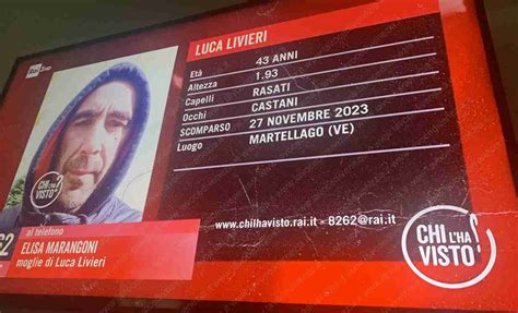 scomparso martellago|Operaio scomparso a Martellago. Il caso di Luca Livieri, la pista。